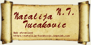 Natalija Tucaković vizit kartica